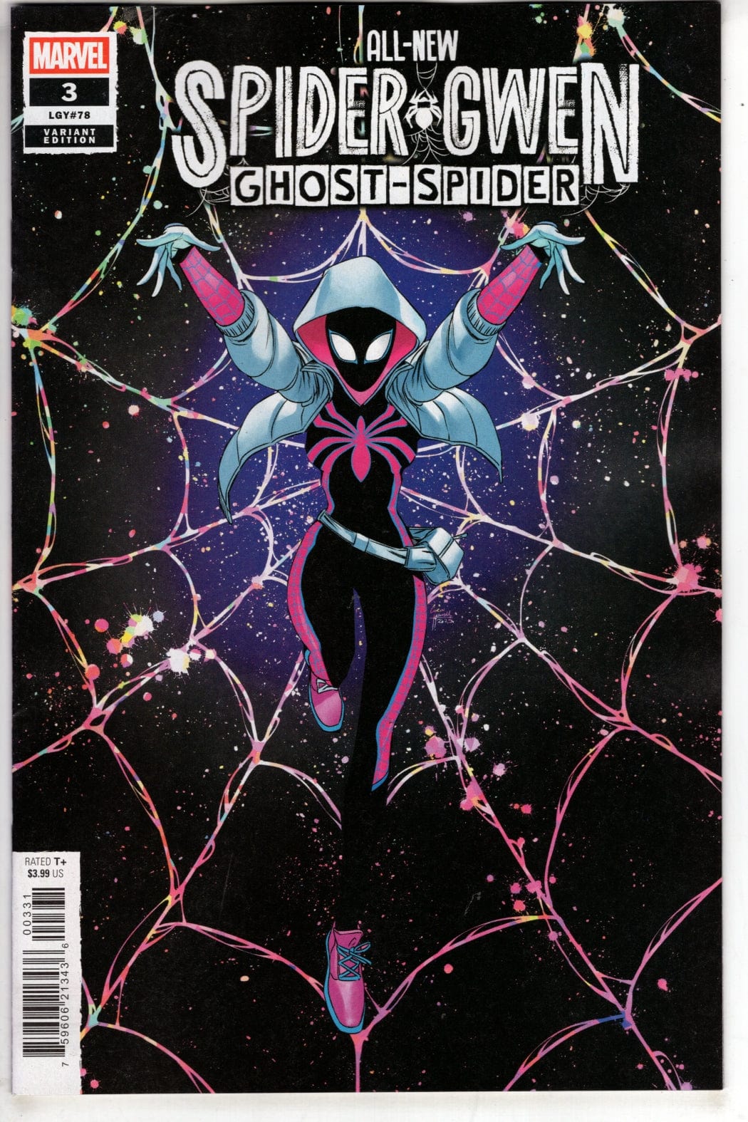 Marvel NEW THIS WEEK ALL-NEW SPIDER-GWEN: THE GHOST-SPIDER #3 CORIN HOWELL SPIDER-GWEN VARIANT