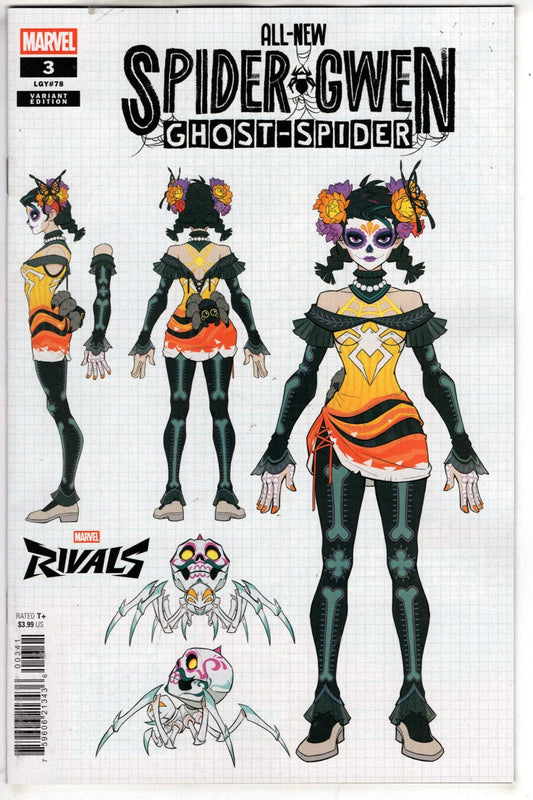 Marvel NEW THIS WEEK ALL-NEW SPIDER-GWEN: THE GHOST-SPIDER #3 NETEASE GAMES MARVEL RIVALS VARIANT