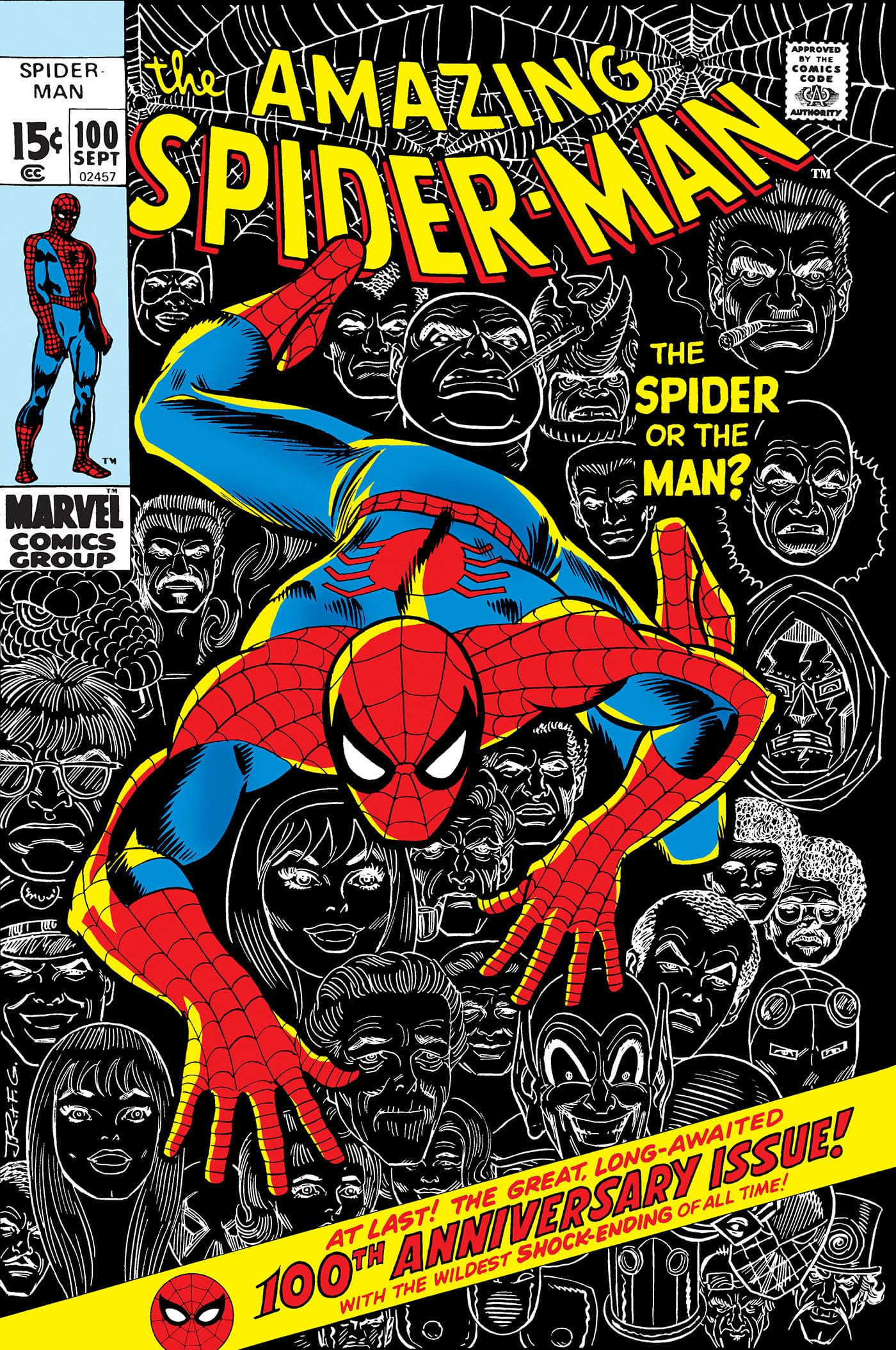 Marvel NEW THIS WEEK AMAZING SPIDER-MAN #100 FACSIMILE EDITION FOIL VARIANT (VF/NM)