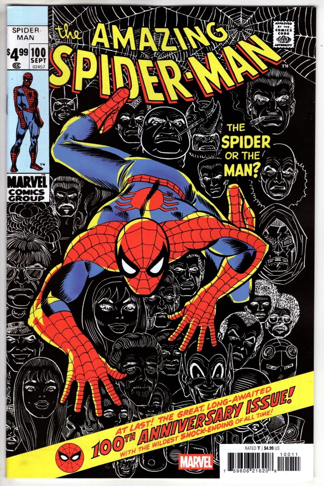 Marvel NEW THIS WEEK AMAZING SPIDER-MAN #100 FACSIMILE EDITION (VF/NM)