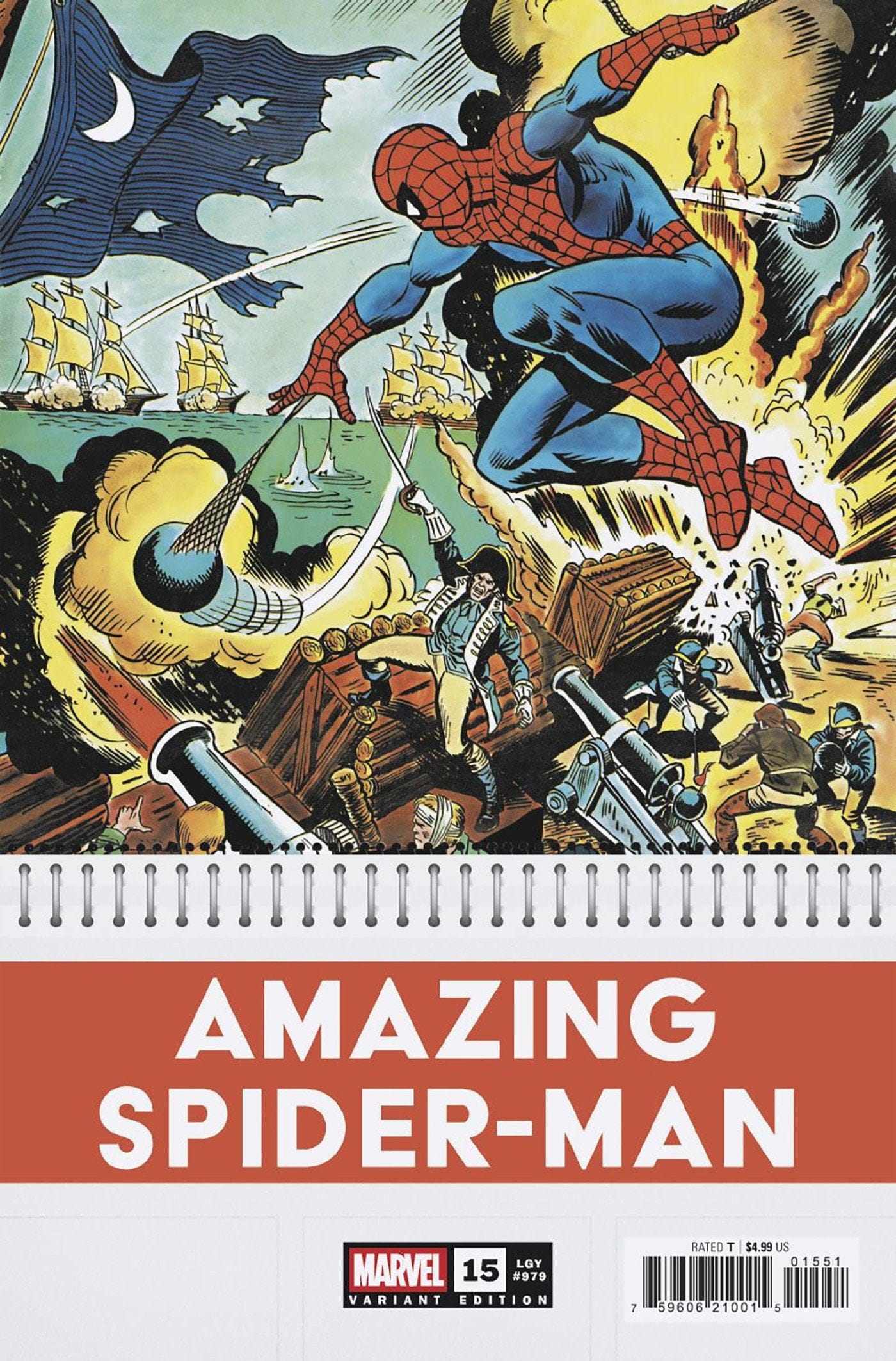 Marvel NEW THIS WEEK AMAZING SPIDER-MAN #15 ROSS ANDRU BICENTENNIAL CALENDAR HIDDEN GEM VARIANT