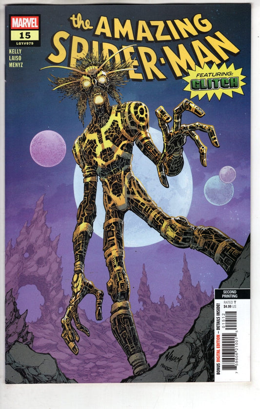 Marvel NEW THIS WEEK AMAZING SPIDER-MAN #15 TODD NAUCK 2ND PRINTING VARIANT (VF/NM)