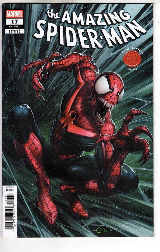 Marvel NEW THIS WEEK AMAZING SPIDER-MAN #17 CLAYTON CRAIN KNULLIFIED VARIANT