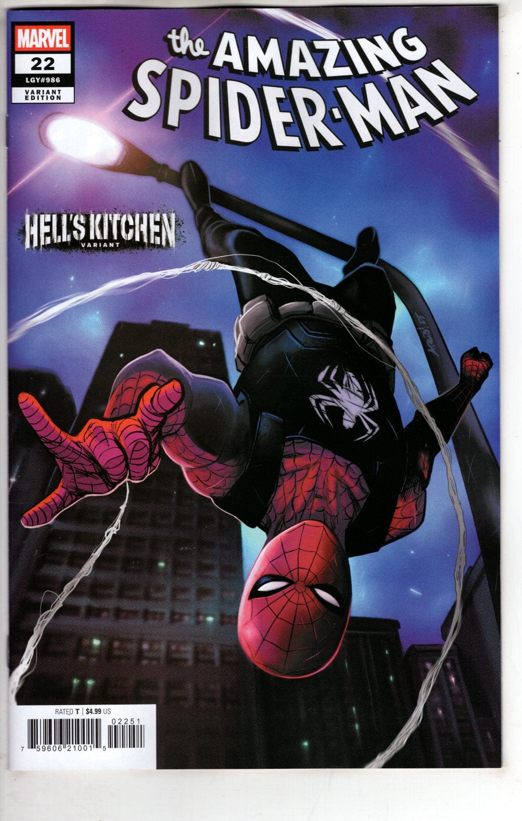 Marvel NEW THIS WEEK AMAZING SPIDER-MAN #22 ARIO ANINDITO HELL'S KITCHEN VARIANT (VF/NM)