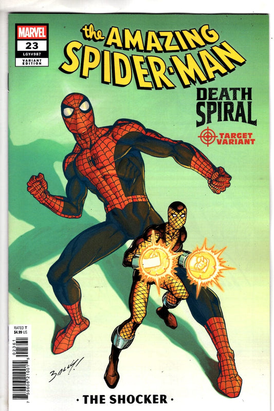 Marvel NEW THIS WEEK AMAZING SPIDER-MAN #23 MARK BAGLEY CLASSIFIED TARGET VARIANT [DS] (VF/NM)