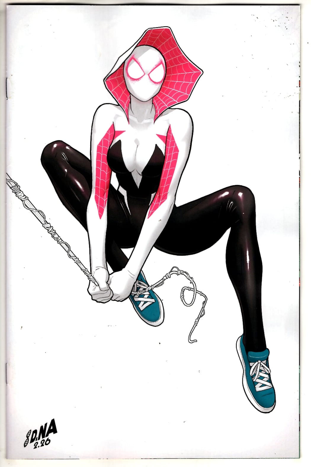 Marvel NEW THIS WEEK AMAZING SPIDER-MAN #26 DAVID NAKAYAMA COLOR BLOCK WHITE VIRGIN VARIANT [DS] (VF/NM)