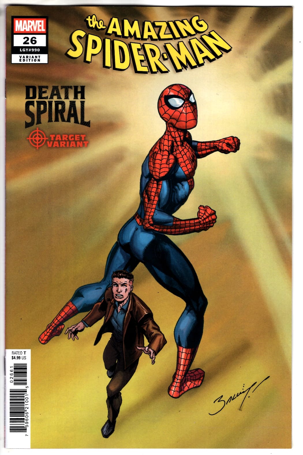 Marvel NEW THIS WEEK AMAZING SPIDER-MAN #26 MARK BAGLEY T VARIANT [DS] (VF/NM)