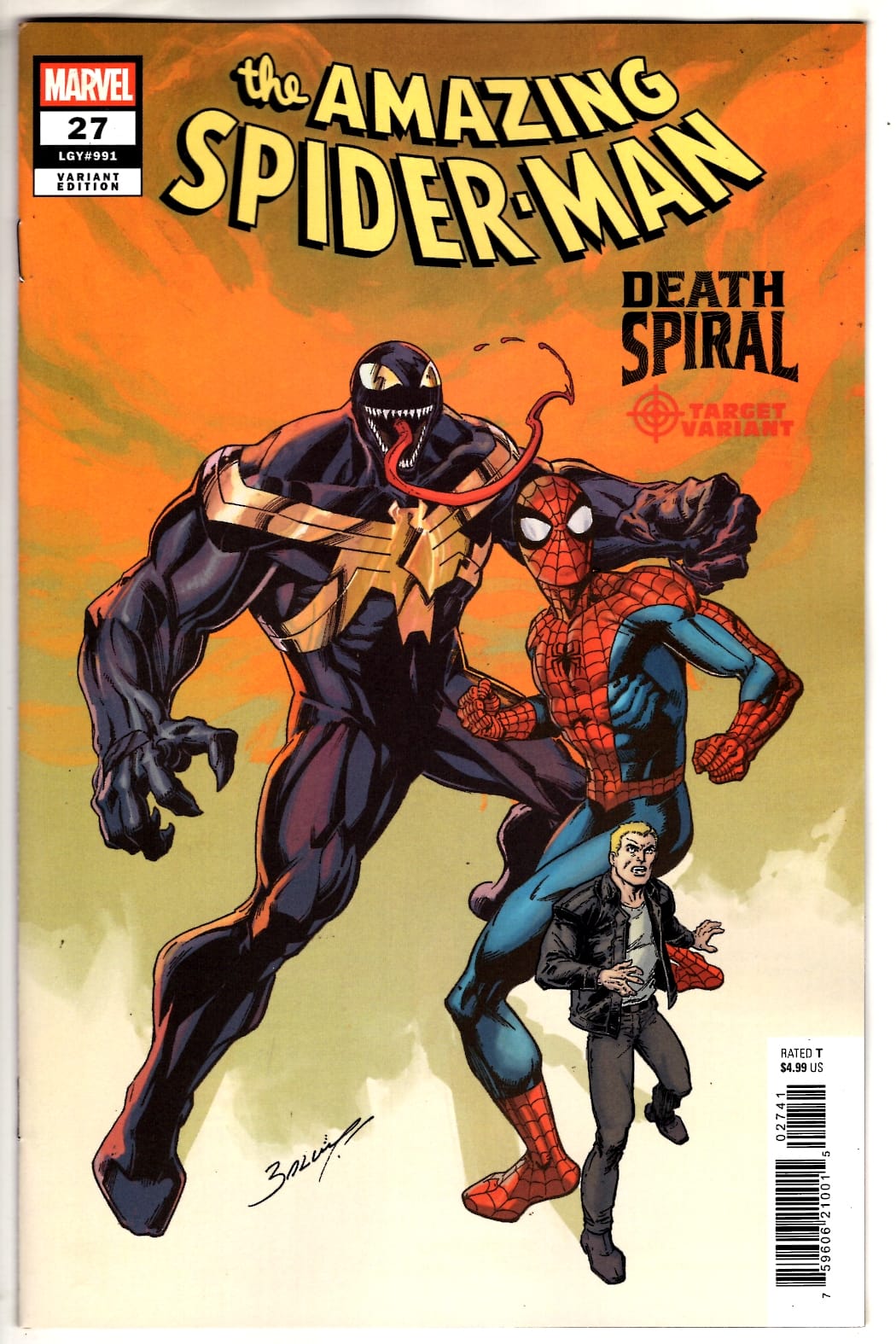 Marvel NEW THIS WEEK AMAZING SPIDER-MAN #27 MARK BAGLEY CLASSIFIED TARGET VARIANT [DS] (VF/NM)
