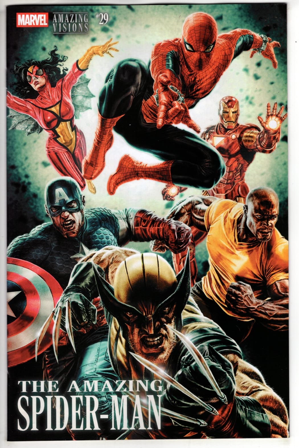 Marvel NEW THIS WEEK AMAZING SPIDER-MAN #29 LEE BERMEJO AMAZING VISIONS VARIANT (VF/NM)