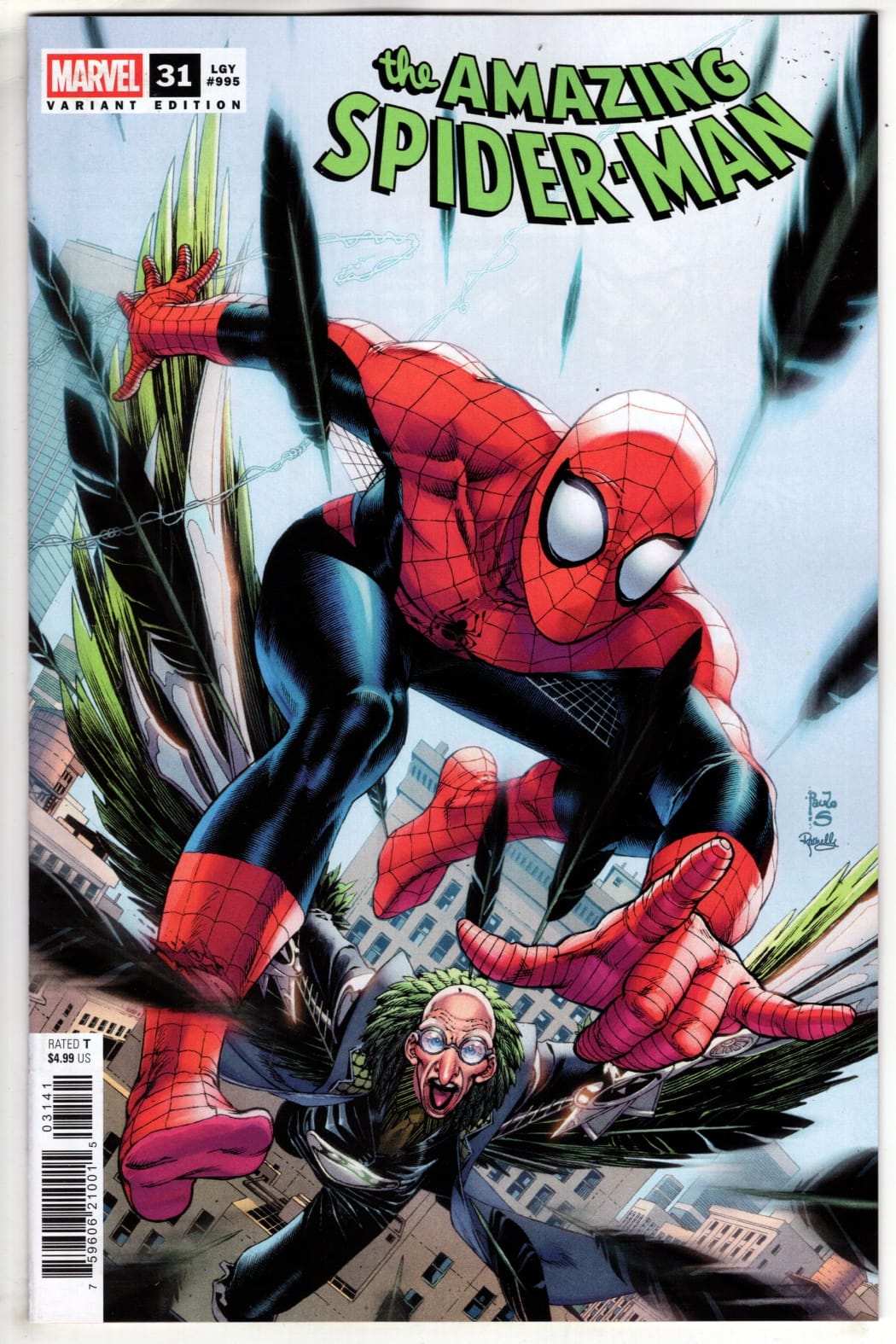 Marvel NEW THIS WEEK AMAZING SPIDER-MAN #31 PAULO SIQUEIRA VARIANT (VF/NM)