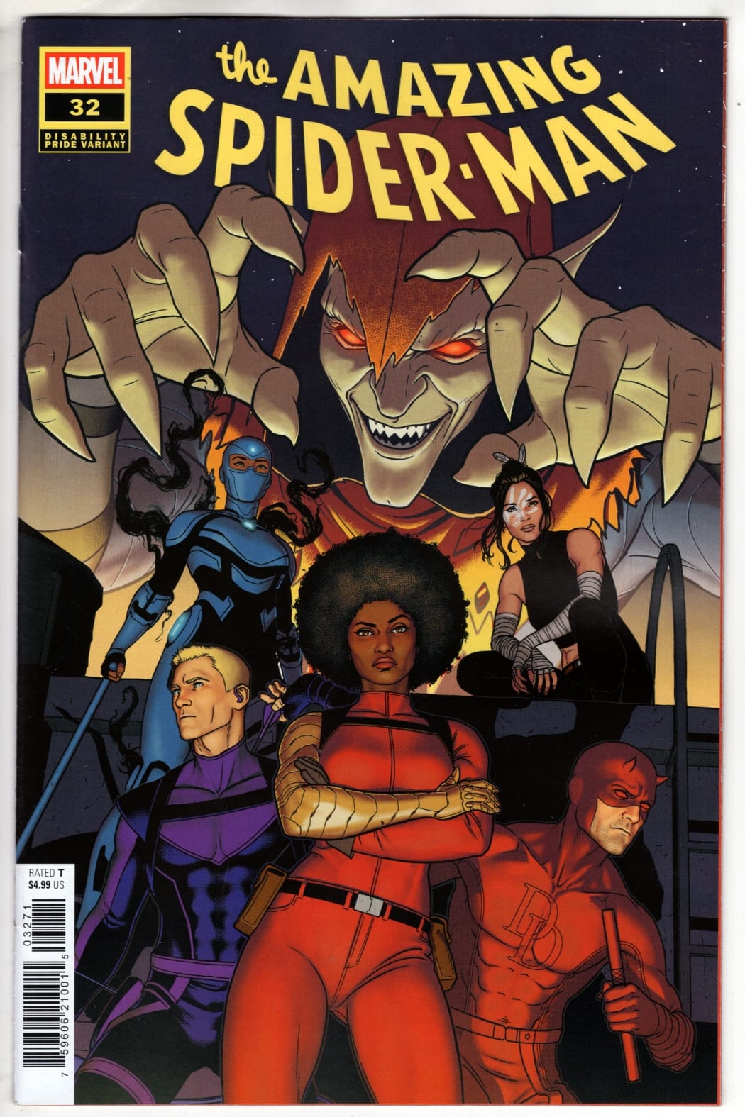 Marvel NEW THIS WEEK AMAZING SPIDER-MAN #32 JAMIE MCKELVIE DISABILITY PRIDE PROMO VARIANT (VF/NM)