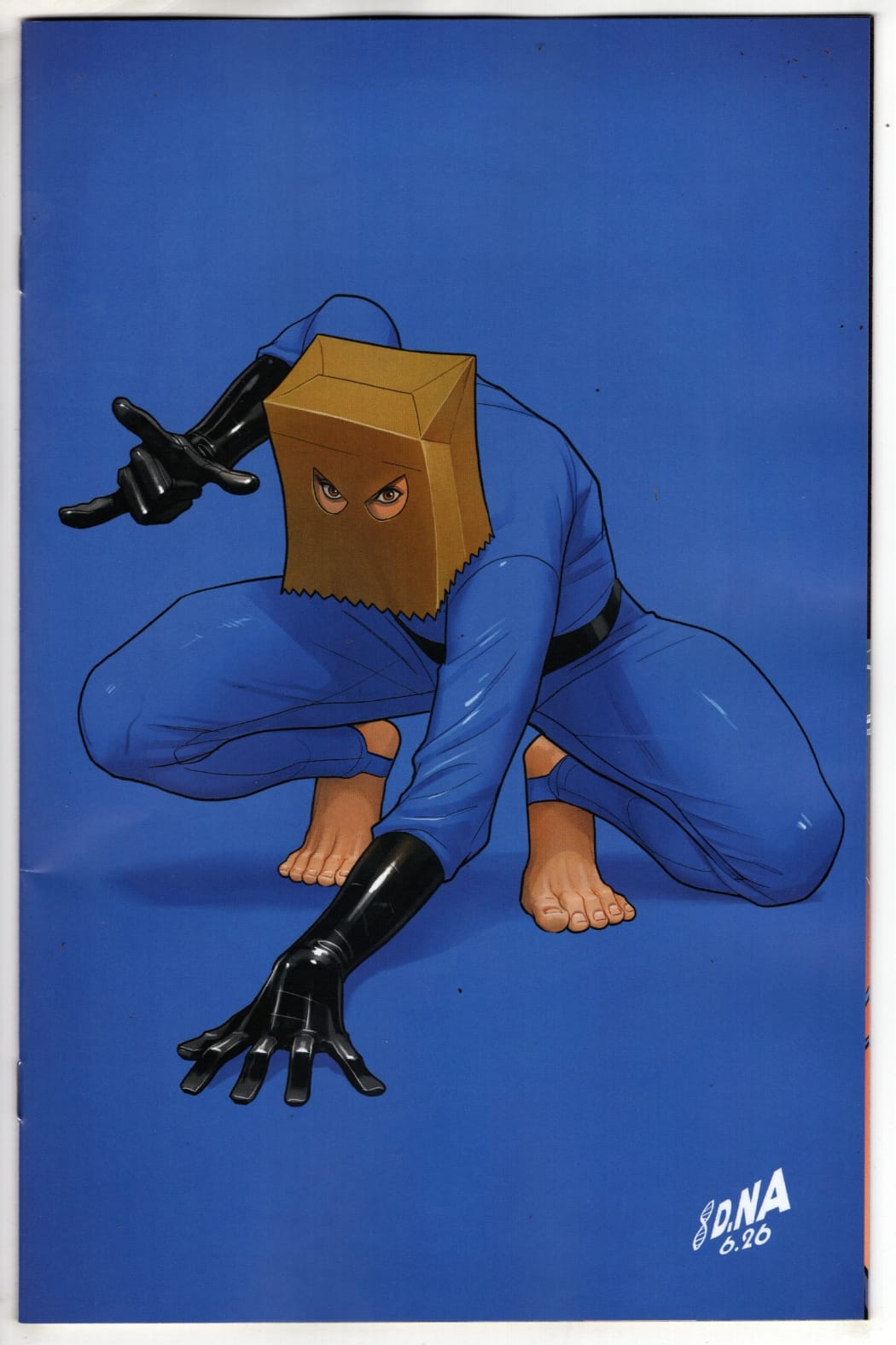 Marvel NEW THIS WEEK AMAZING SPIDER-MAN #33 DAVID NAKAYAMA COLOR BLOCK BLUE VIRGIN VARIANT (VF/NM)