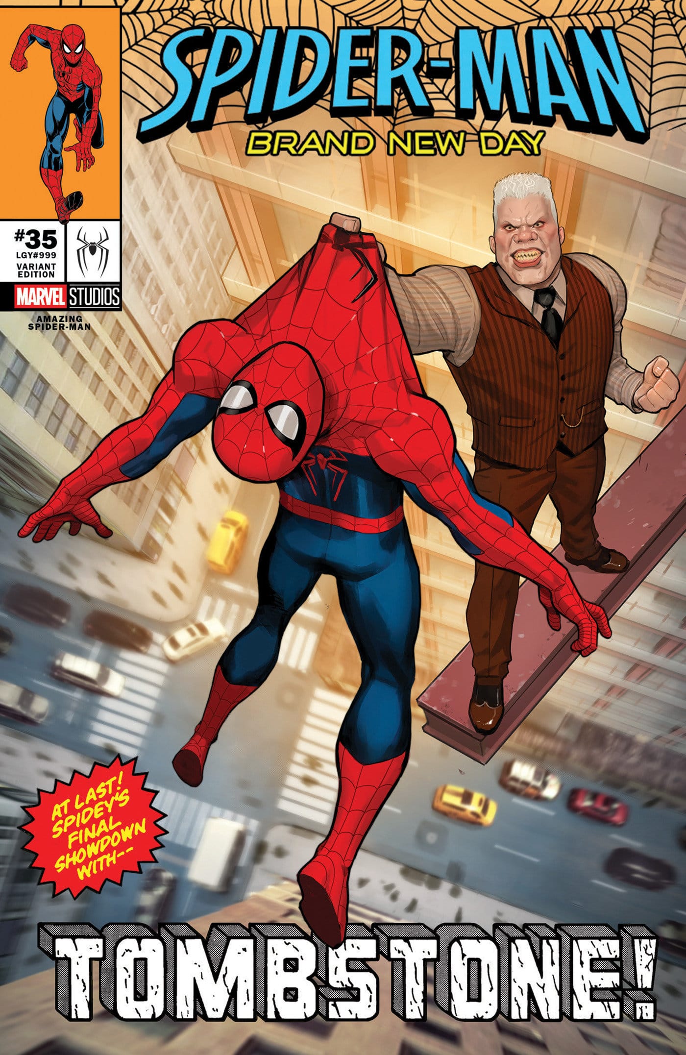 Marvel NEW THIS WEEK AMAZING SPIDER-MAN #35 DAVID NAKAYAMA SPIDER-MAN: BRAND NEW DAY MARVEL STUDIOS VARIANT (VF/NM)