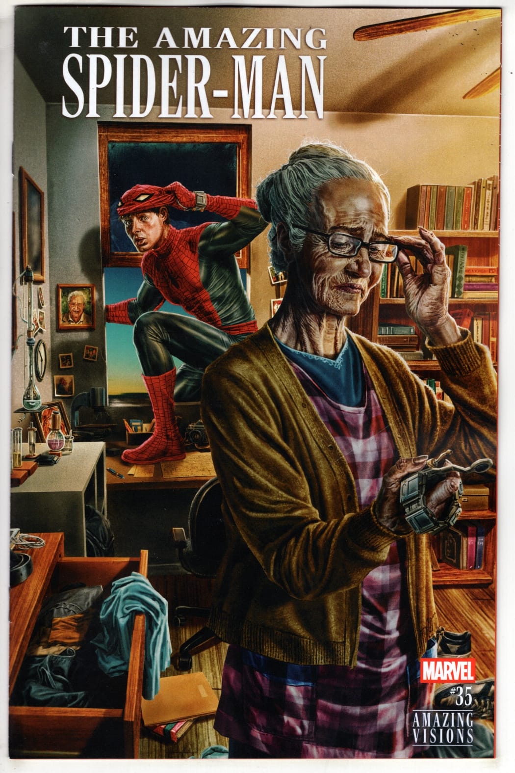 Marvel NEW THIS WEEK AMAZING SPIDER-MAN #35 LEE BERMEJO AMAZING VISIONS VARIANT (VF/NM)