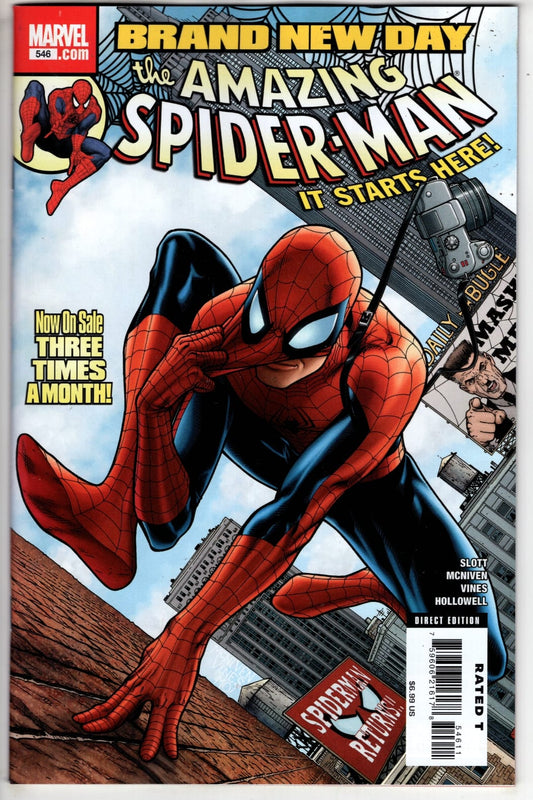 Marvel NEW THIS WEEK AMAZING SPIDER-MAN #546 FACSIMILE EDITION (VF/NM)