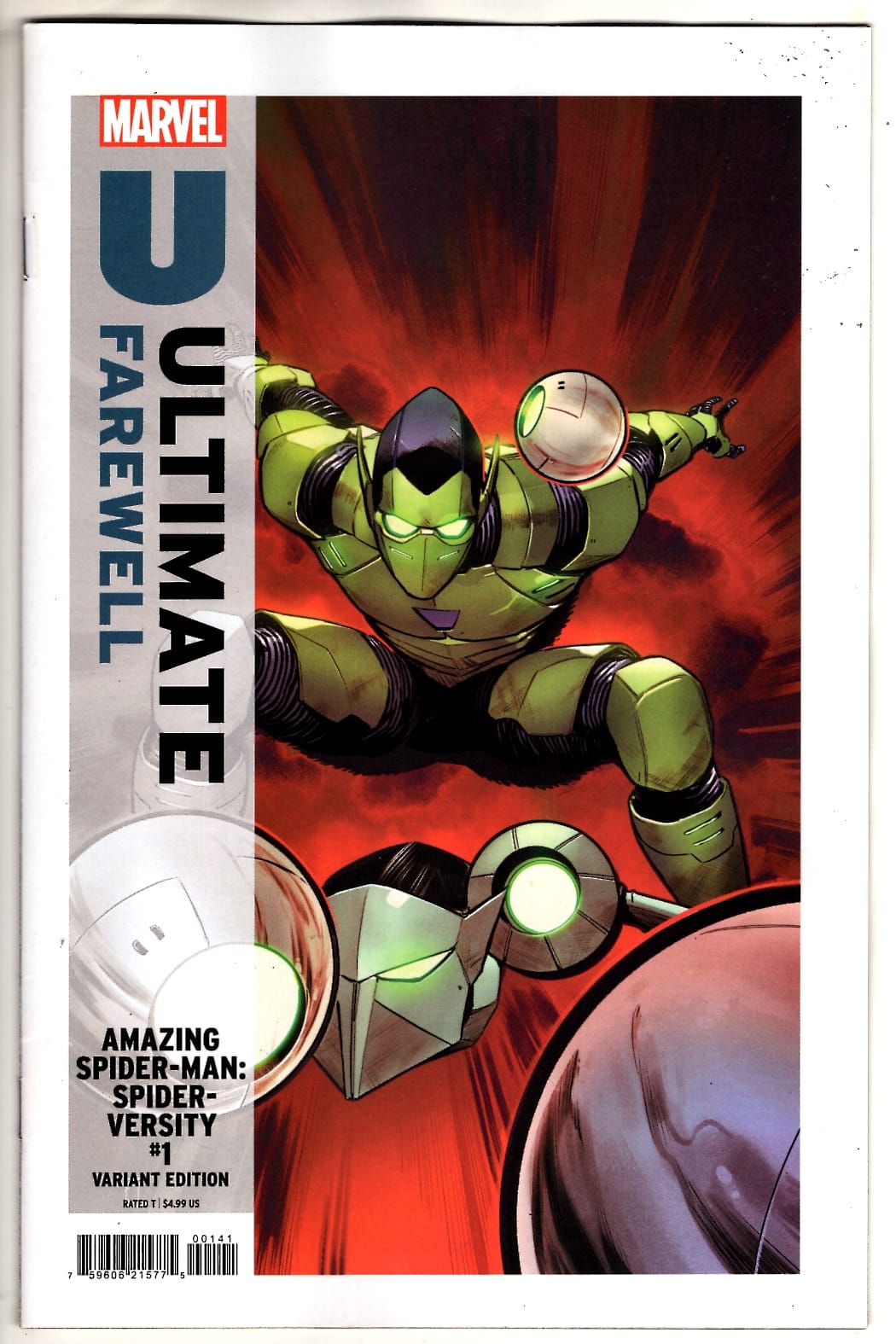 Marvel NEW THIS WEEK AMAZING SPIDER-MAN: SPIDER-VERSITY #1 JUAN FRIGERI ULTIMATE FAREWELL VARIANT (VF/NM)