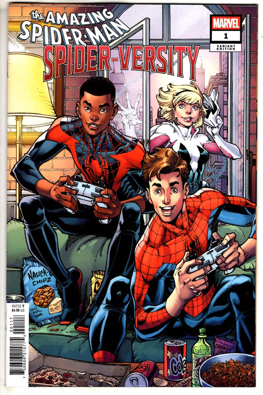 Marvel NEW THIS WEEK AMAZING SPIDER-MAN: SPIDER-VERSITY #1 TODD NAUCK VARIANT (VF/NM)