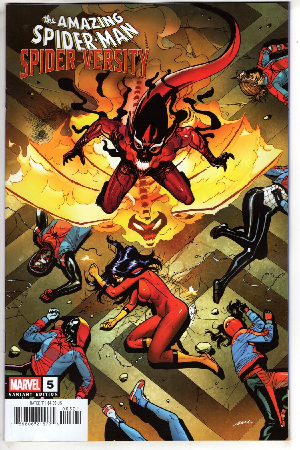 Marvel NEW THIS WEEK AMAZING SPIDER-MAN: SPIDER-VERSITY #5 PERE PEREZ VARIANT (VF/NM)