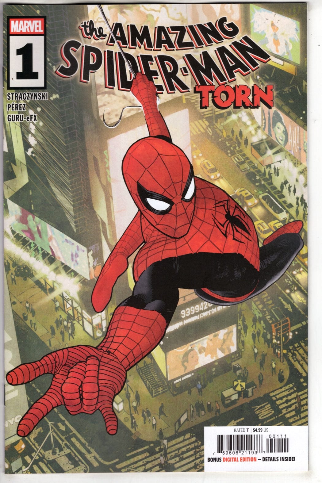 Marvel NEW THIS WEEK AMAZING SPIDER-MAN: TORN #1