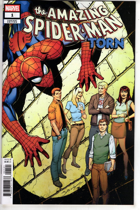 Marvel NEW THIS WEEK AMAZING SPIDER-MAN: TORN #1 MARK BAGLEY VARIANT
