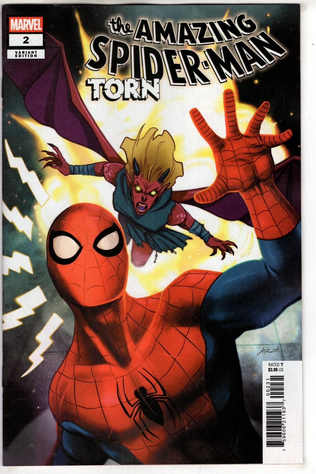 Marvel NEW THIS WEEK AMAZING SPIDER-MAN: TORN #2 ARIO ANINDITO VARIANT [VF/NM]