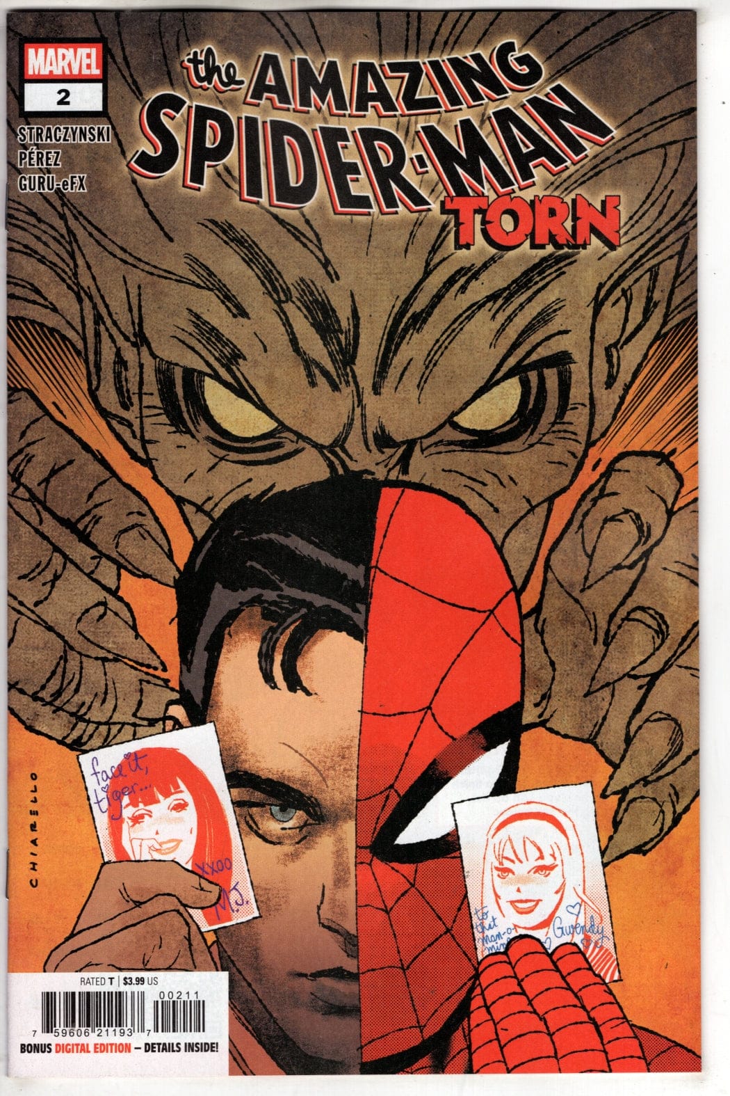 Marvel NEW THIS WEEK AMAZING SPIDER-MAN: TORN #2 [VF/NM]