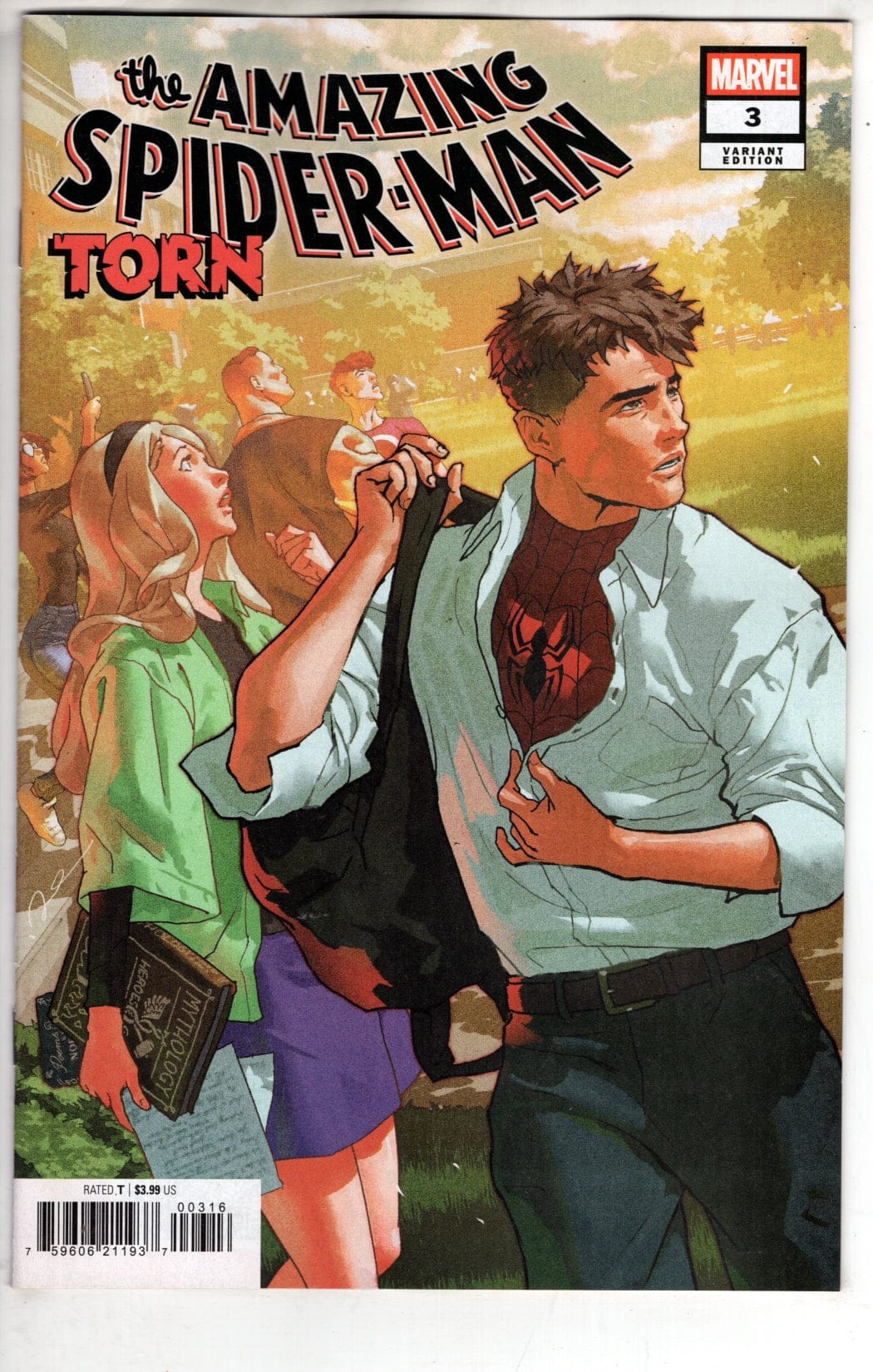 Marvel NEW THIS WEEK AMAZING SPIDER-MAN: TORN #3 GERALD PAREL VARIANT