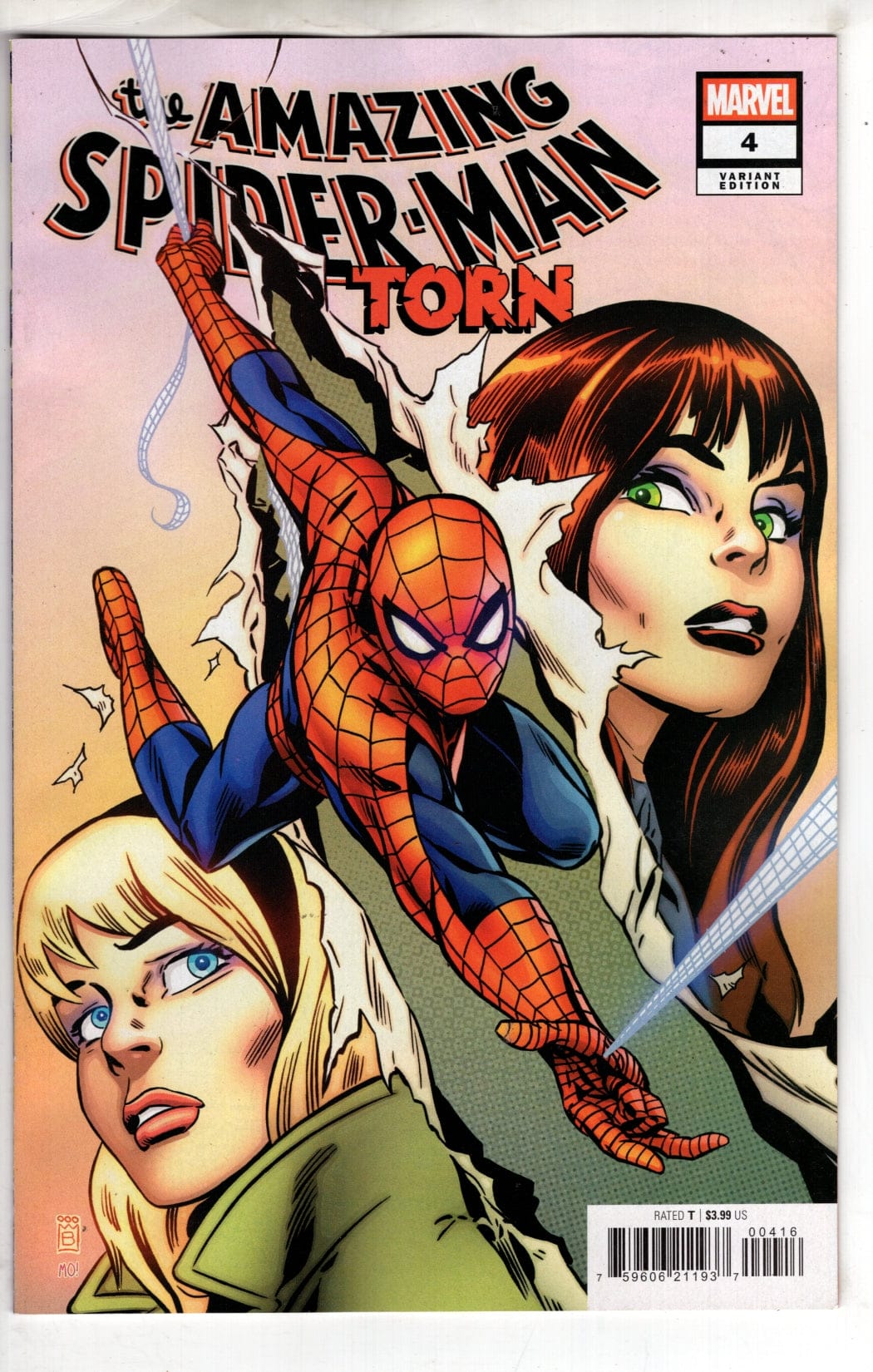 Marvel NEW THIS WEEK AMAZING SPIDER-MAN: TORN #4 MARK BUCKINGHAM VARIANT (VF/NM)