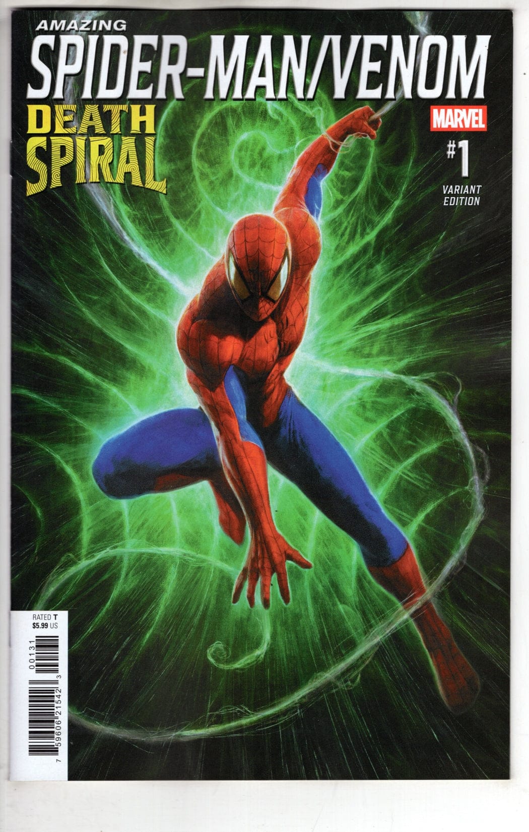 Marvel NEW THIS WEEK AMAZING SPIDER-MAN/VENOM: DEATH SPIRAL #1 DAVE RAPOZA SPIDER-MAN VARIANT [DS] (VF/NM)