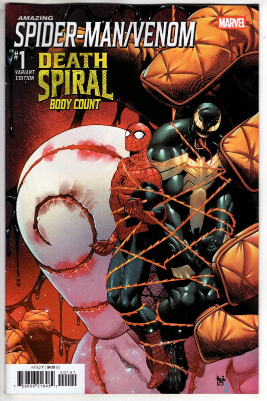 Marvel NEW THIS WEEK AMAZING SPIDER-MAN/VENOM: DEATH SPIRAL - BODY COUNT #1 PAULO SIQUEIRA VARIANT [DS] (VF/NM)