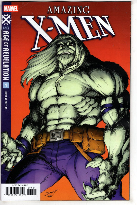 Marvel NEW THIS WEEK AMAZING X-MEN #1 MARK BAGLEY BEAST VARIANT [AOR]