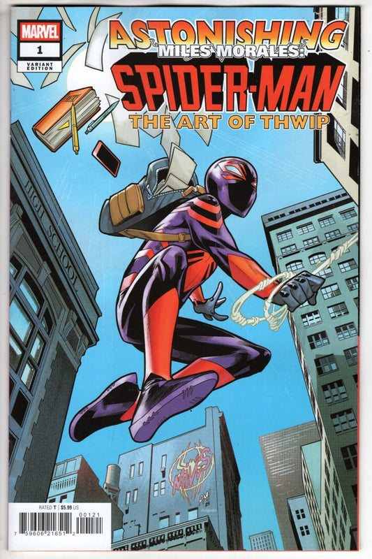 Marvel NEW THIS WEEK ASTONISHING MILES MORALES: SPIDER-MAN THE ART OF THWIP #1 PACO MEDINA VARIANT (VF/NM)