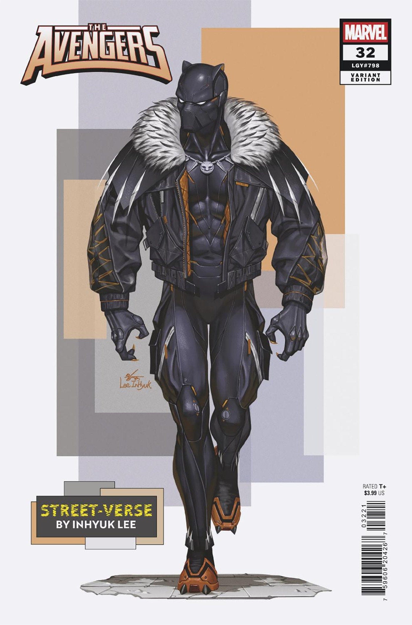 Marvel NEW THIS WEEK AVENGERS #32 INHYUK LEE STREET-VERSE VARIANT