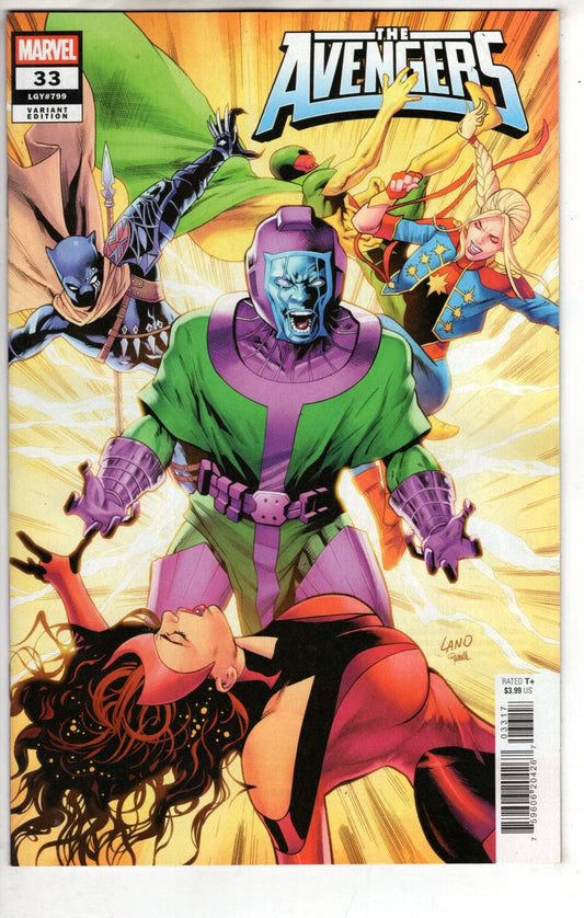 Marvel NEW THIS WEEK AVENGERS #33 GREG LAND VARIANT
