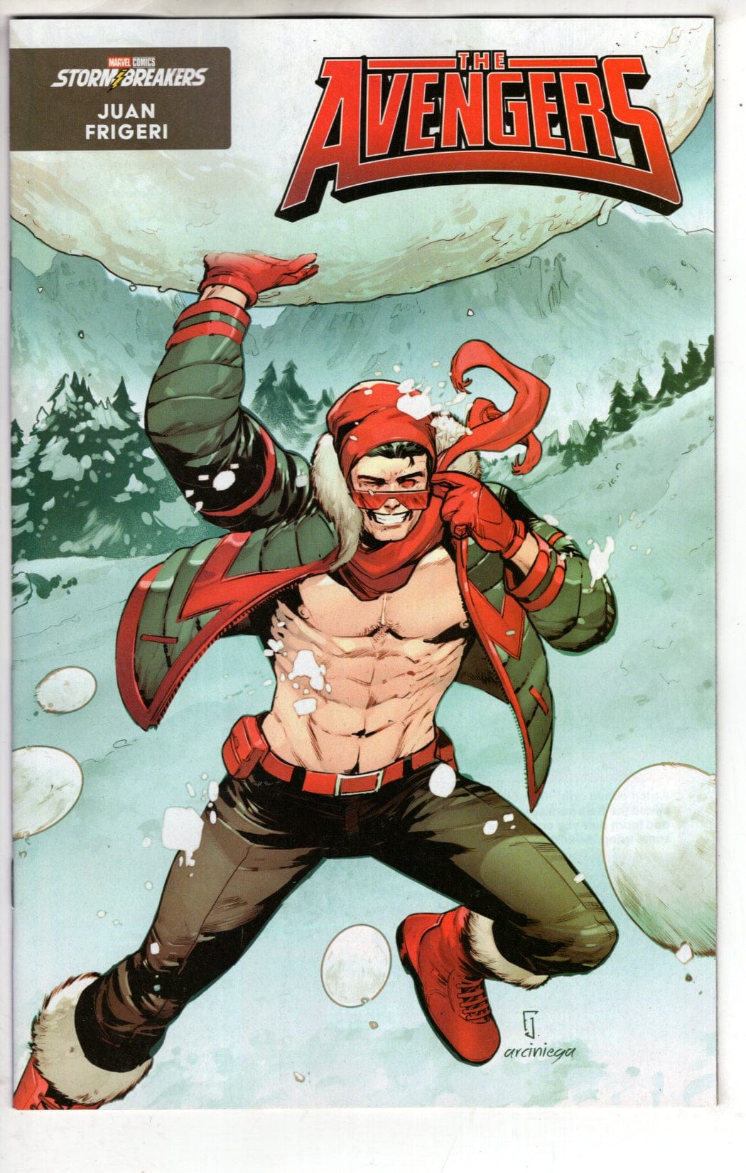 Marvel NEW THIS WEEK AVENGERS #33 JUAN FRIGERI WINTER BREAK VARIANT