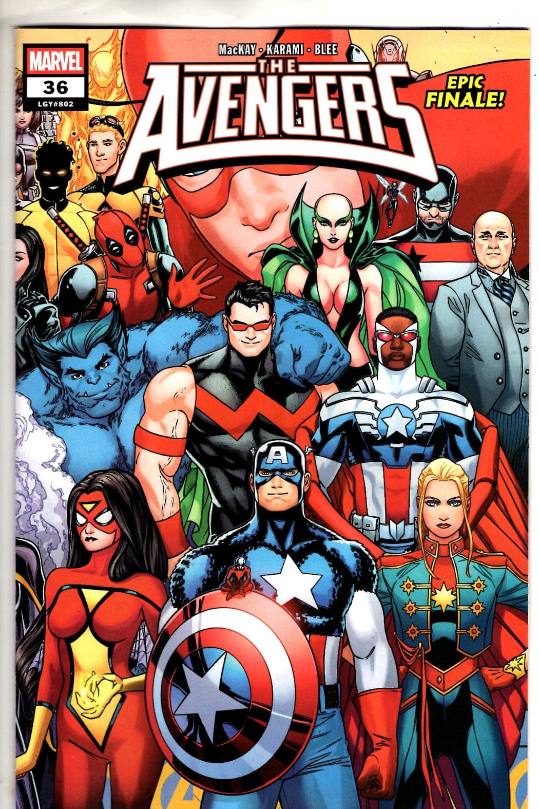 Marvel NEW THIS WEEK AVENGERS #36 WRAPAROUND COVER (VF/NM)