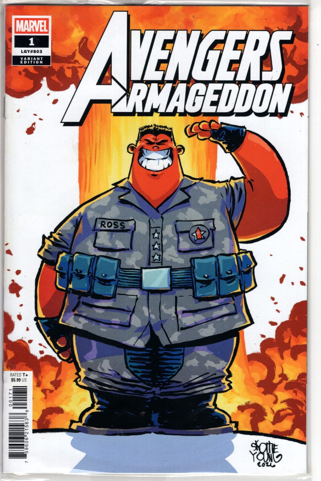 Marvel NEW THIS WEEK AVENGERS: ARMAGEDDON #1 SKOTTIE YOUNG VARIANT (VF/NM)