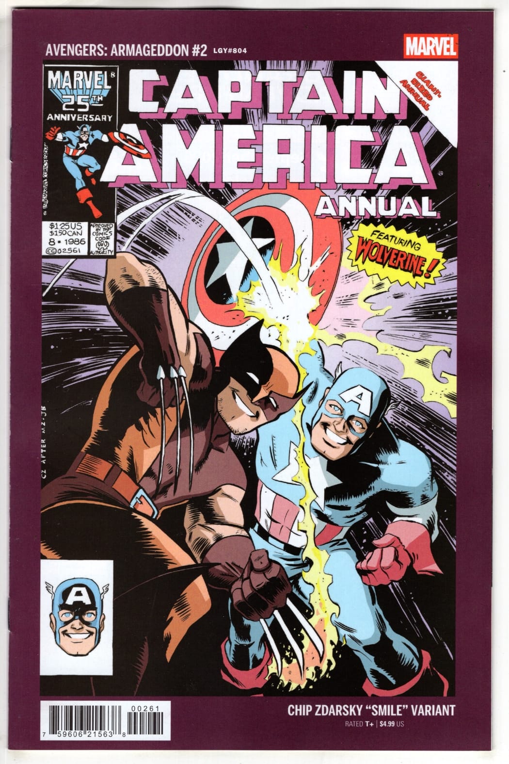 Marvel NEW THIS WEEK AVENGERS: ARMAGEDDON #2 CHIP ZDARSKY SMILE VARIANT (VF/NM)