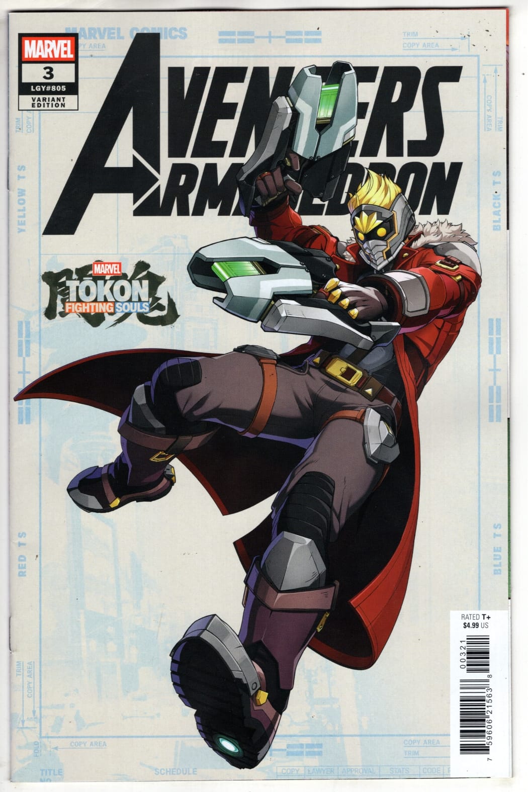 MARVEL NEW THIS WEEK AVENGERS: ARMAGEDDON #3 MARVEL TOKON: FIGHTING SOULS VARIANT (VF/NM)