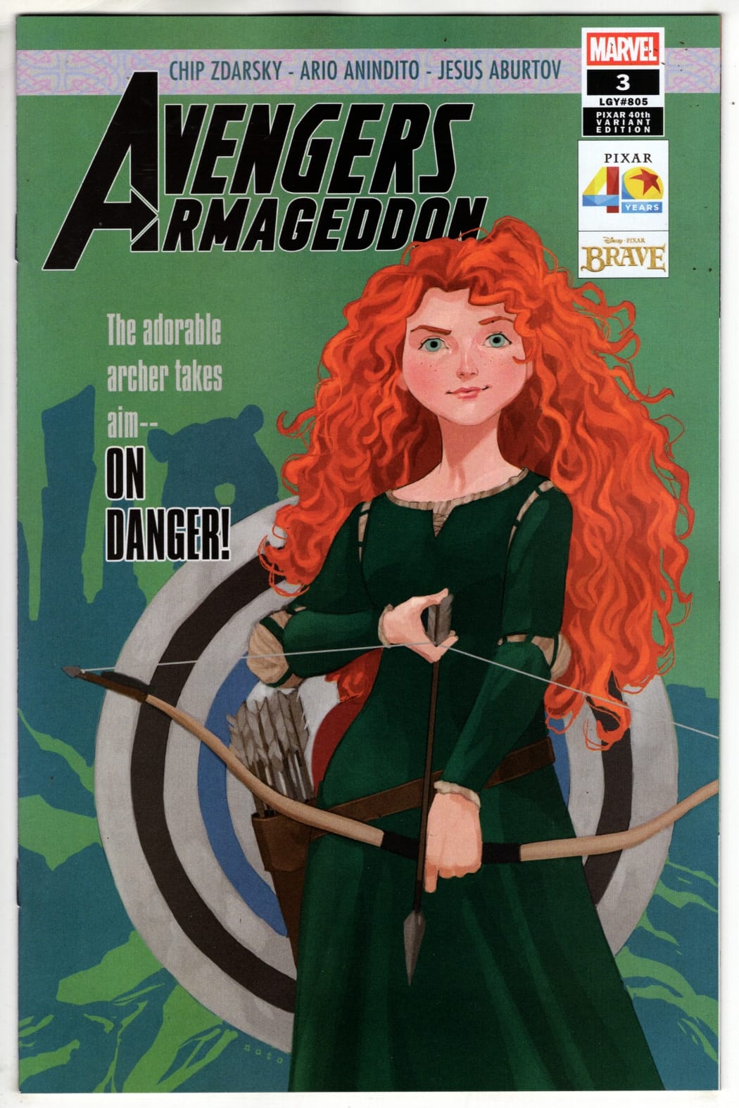 MARVEL NEW THIS WEEK AVENGERS: ARMAGEDDON #3 PHIL NOTO PIXAR 40TH VARIANT (VF/NM)