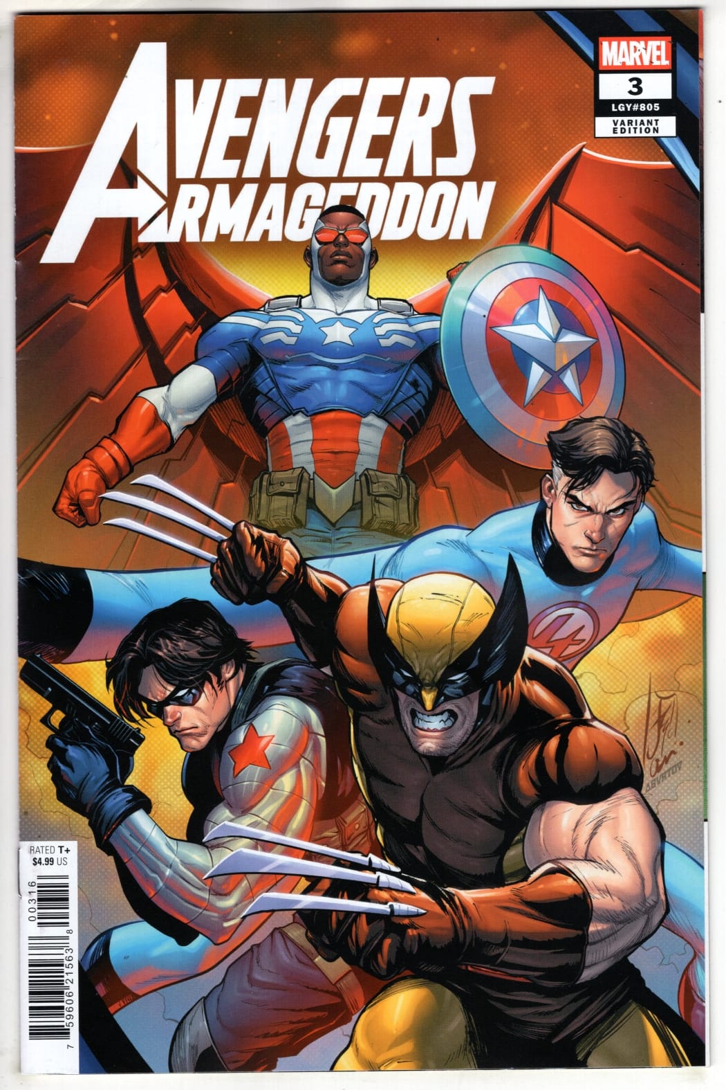 Marvel NEW THIS WEEK AVENGERS: ARMAGEDDON #3 STEFANO CASELLI VARIANT (VF/NM)