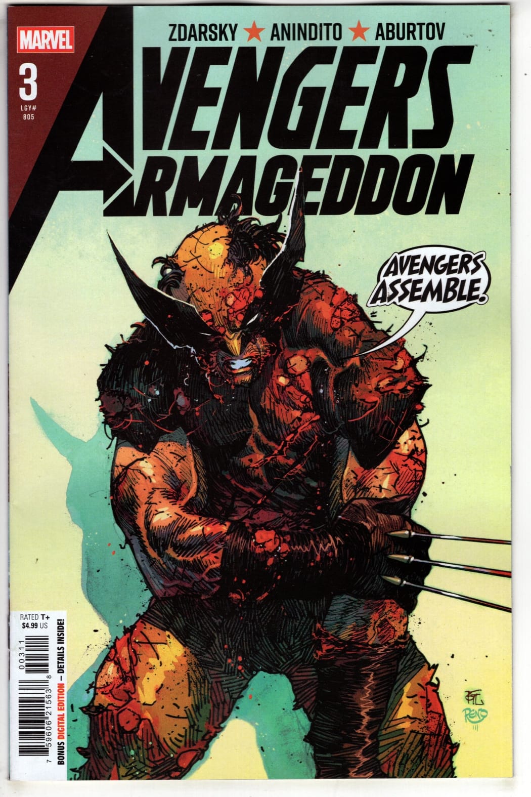 MARVEL NEW THIS WEEK AVENGERS: ARMAGEDDON #3 (VF/NM)