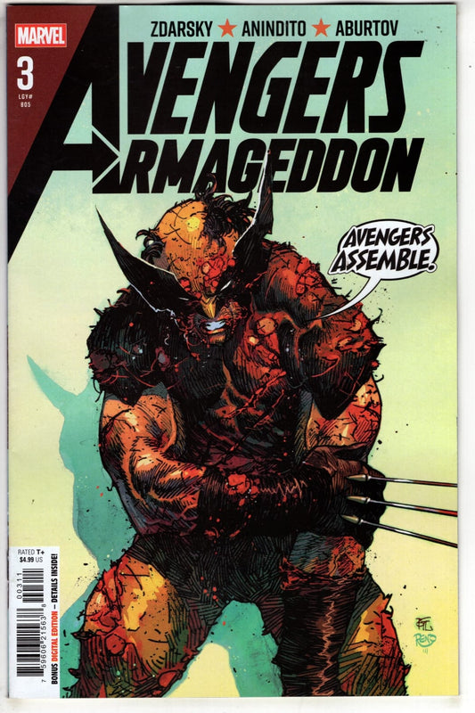 MARVEL NEW THIS WEEK AVENGERS: ARMAGEDDON #3 (VF/NM)