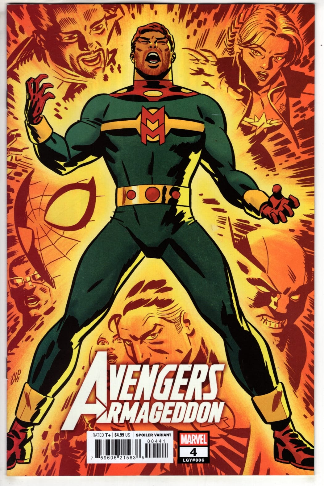 Marvel NEW THIS WEEK AVENGERS: ARMAGEDDON #4 MICHAEL CHO SPOILER VARIANT (VF/NM)
