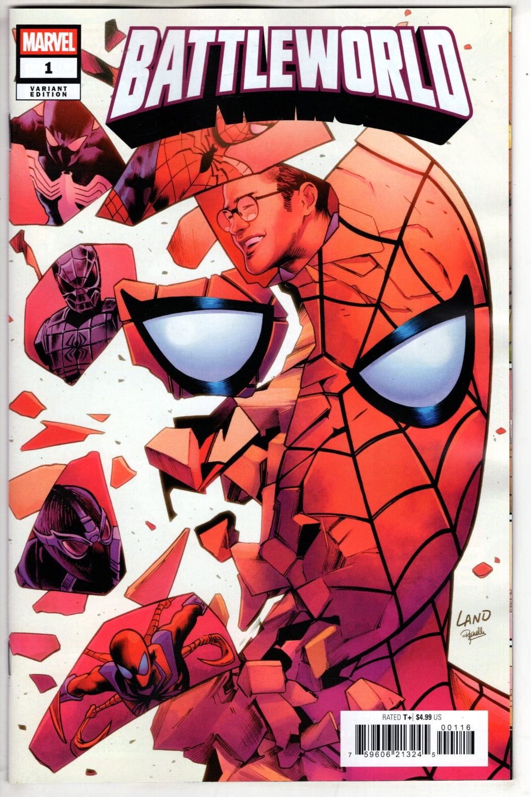Marvel NEW THIS WEEK BATTLEWORLD #1 GREG LAND VARIANT