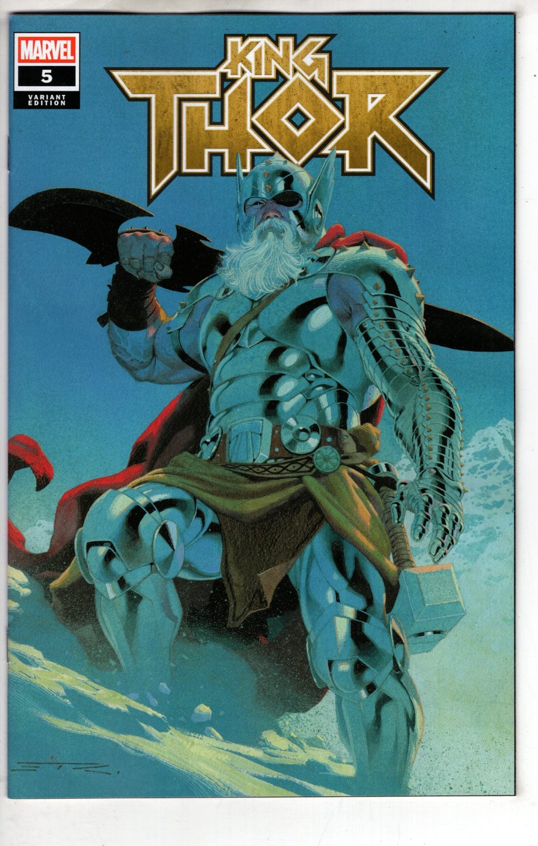 Marvel NEW THIS WEEK BATTLEWORLD #4 ESAD RIBIC KING THOR VARIANT