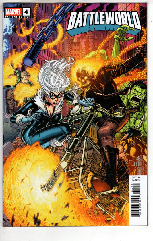 Marvel NEW THIS WEEK BATTLEWORLD #4 NICK BRADSHAW 5-PART CONNECTING VARIANT D