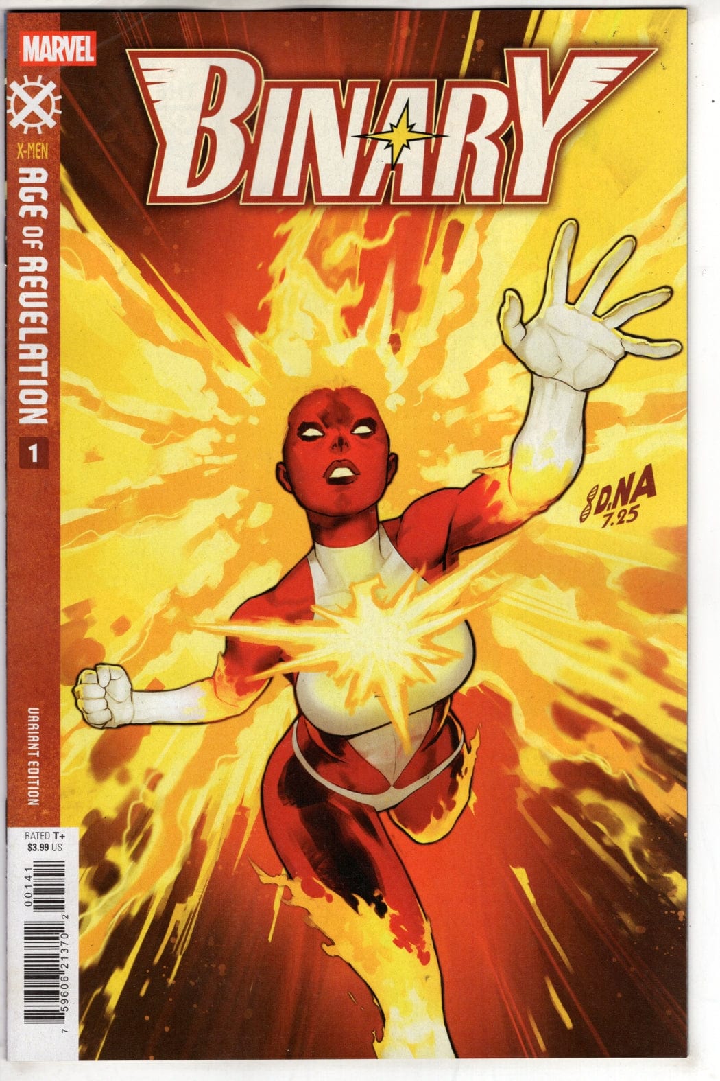 Marvel NEW THIS WEEK BINARY #1 DAVID NAKAYAMA VARIANT [AOR]