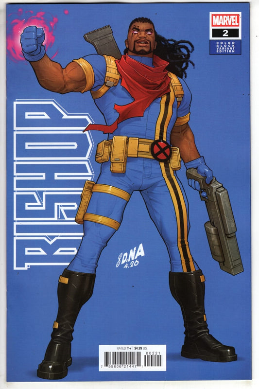 Marvel NEW THIS WEEK BISHOP #2 DAVID NAKAYAMA COLOR BLOCK BLUE VARIANT (VF/NM)