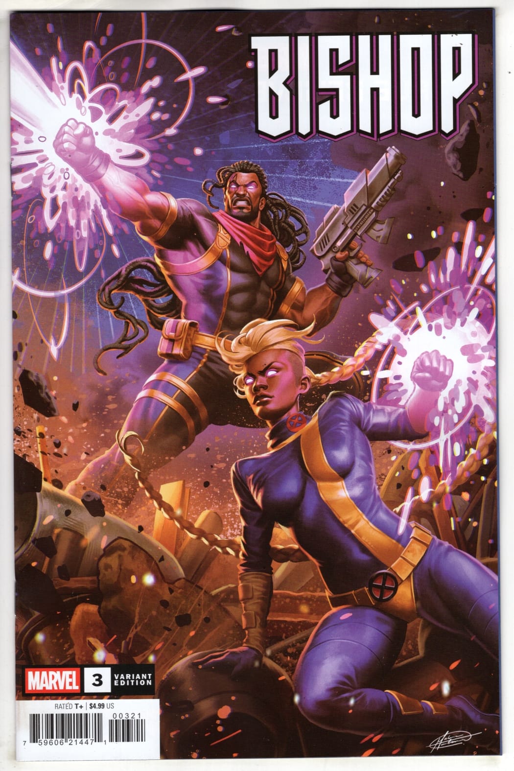 MARVEL NEW THIS WEEK BISHOP #3 MATEUS MANHANINI VARIANT (VF/NM)